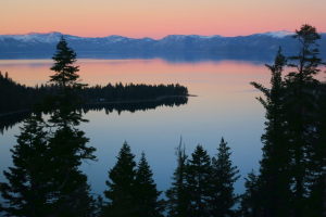 Sunset at Emerald Bay, Lake Tahoe