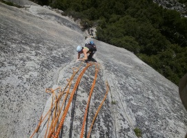 Another lap on Serenity+Sons in Yosemite Valley