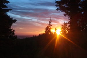 A beautiful Sierra sunset