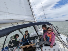 Sailing with friends, San Francisco