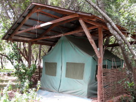 Our accommodation in the Mara