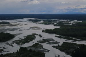 Where the 3 rivers come together (and that's the meaning of the word Talkeetna)
