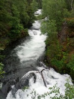 Russian River falls - we ran to the falls and back in the afternoon