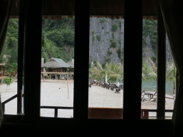 View from our bungalow