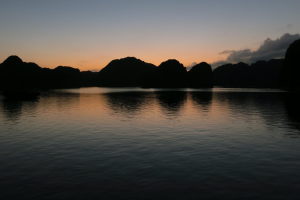 Ha Long Bay sunset