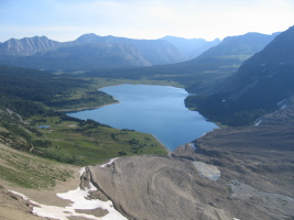 Lake Magog again... almost down!