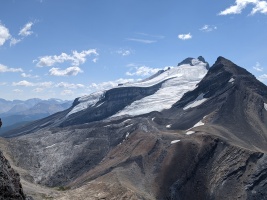 Mt Hector's glacier