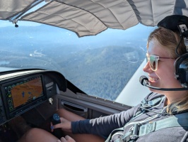 Taking Sydney for a quick spin in the RV-12