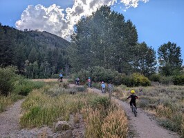 A little mountain bike ride in Sun Valley, Idaho