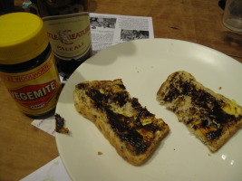 Vegemite sandwiches... not so much