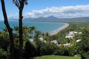 A view over Port Douglas and 4-mile beach