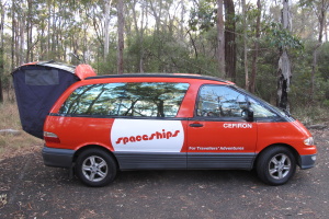 Our camper van and home for the next 18 days