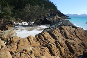 A nice little beach among the rocks