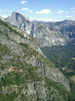 Bye, Half Dome - we are dropping off the other side :)
