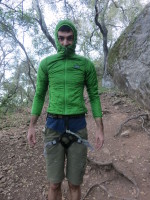 Switching the belay jacket doesn't work so well in this case. :)