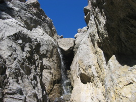 have to rappel in the waterfall..