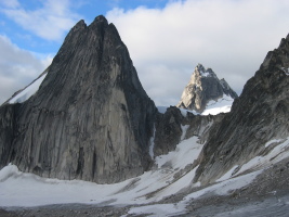 Snowpatch (left) and Pigeon Spire (right)