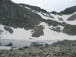 Ledenoto ezero (Ice lake) - has ice, too!