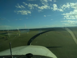 Springbank arrival on runway 17