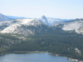 Half Dome in the distance