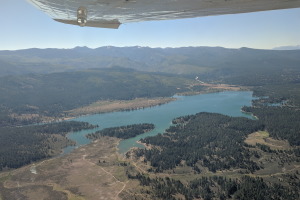 Departing Truckee over Prosser, northbound