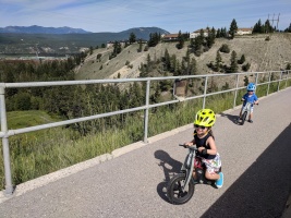 Riding in Radium