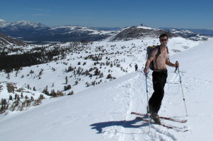 For about 30 minutes on the steepest part, it was too hot for a shirt... then it came back on, due to fear of sunburn!