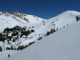 View of the first peak (left) and second peak (right)