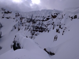 Sweet cliffs in the north bowl
