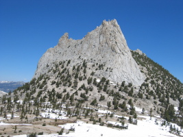 Cathedral Peak as seen from a trip I did two weeks prior