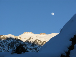 Enjoying the sunset in Ouray