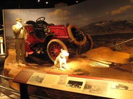 First drive across the US - 63 days in 1903. With a dog - cool!