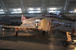 F-4S Phantom II, American fighter next to MiG