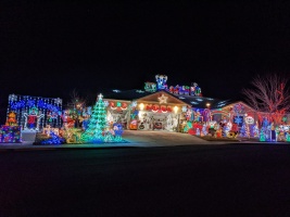 Amazing lights in Reno, Hidden Valley neighborhood