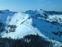 Headwall and Sun Bowl, Palisades top left