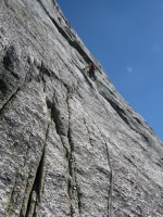 Karn at the 5.9 section on the 1st real pitch