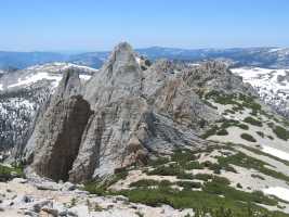 Echo Peaks as seen from Echo Ridge