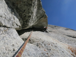 At the awkward start of Crescent Arch