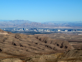 View of Las Vegas from the climb