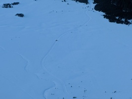 Groomer at Royal Gorge in the Van Norden meadow