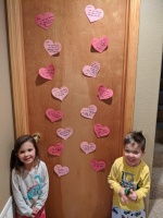 Melissa did this last year for Valentine's day and the kids asked this year 