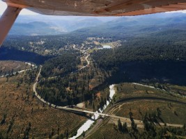 Truckee river and Glenshire