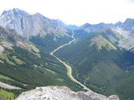 Nice view of Highway 40 and Highwood Pass