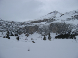 Rockbound lake (left) and Helena Ridge summit