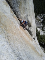 Climbs a bit like a mirror of Crescent Arch in Tuolumne