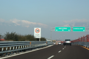 Enroute the Dolomites