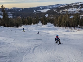 Off the groomers, on Mt Judah, Sugarbowl