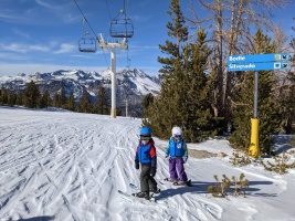 Bodie about to ski Bodie :)