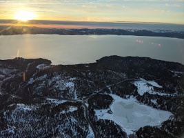 Sunset over Lake Tahoe is always special