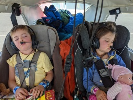 If the kids don't wake up after landing... does that mean it was a decent landing?